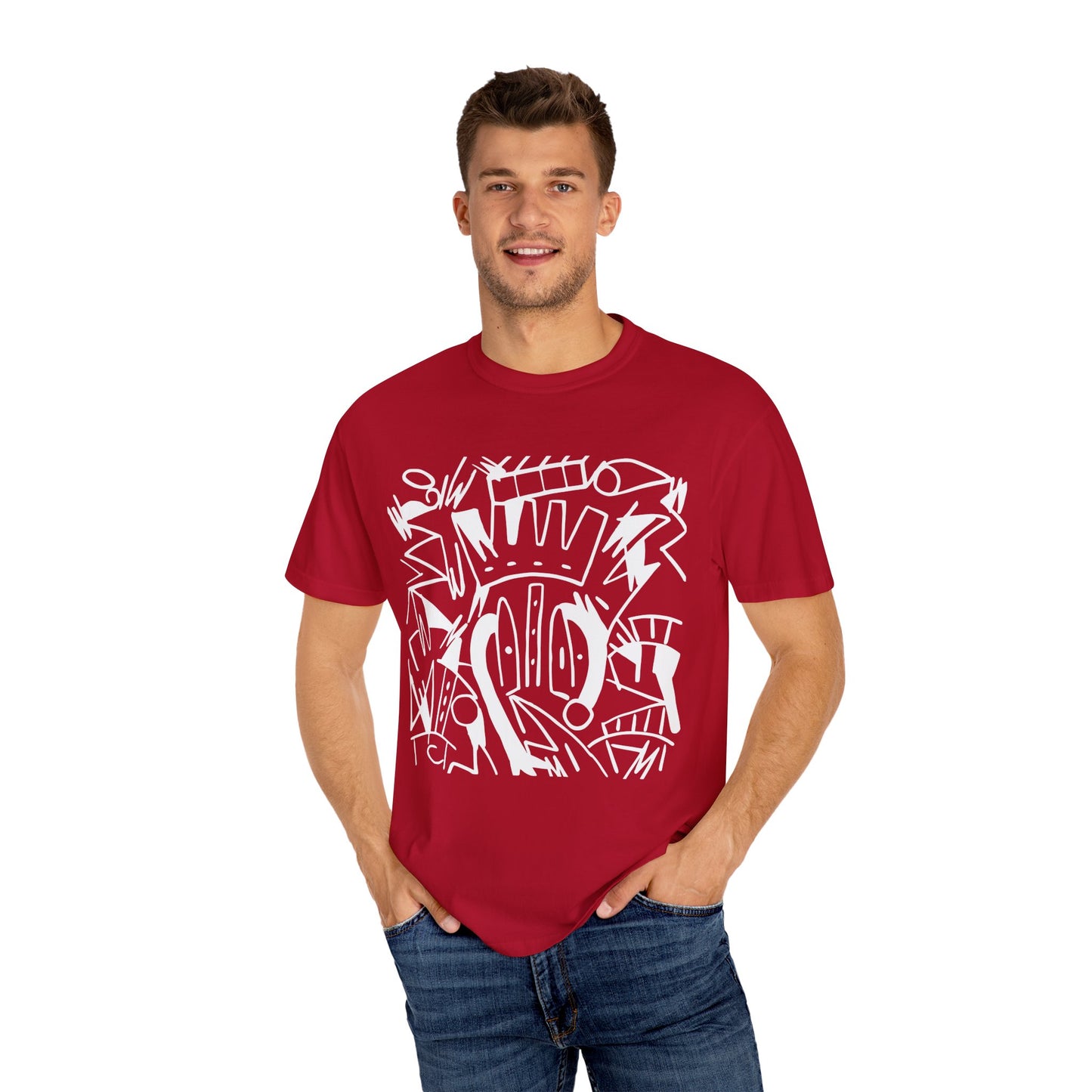Artistic Unisex T-Shirt with Abstract Design | Casual Wear, Unique Gift, Graphic Tee, Trendy Apparel, Artistic Fashion