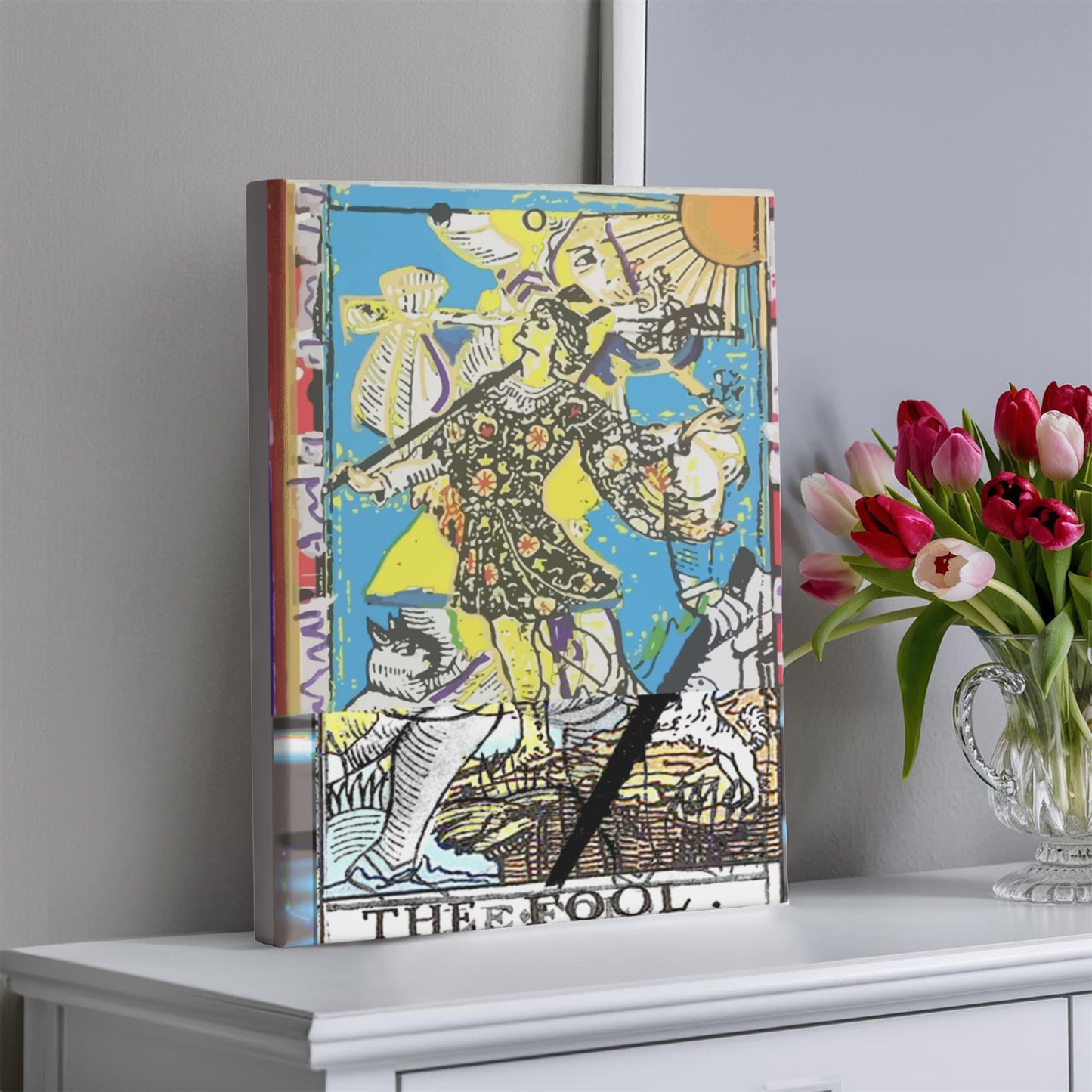 The Fool Tarot Card 12"x18" - 1.5" Deep Gallery Wrap Wall Art Canvas Print