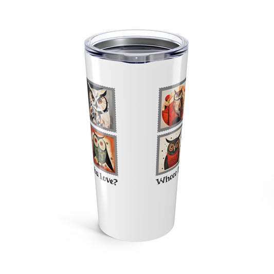 Whimsical Owl Tumbler, Cute Owl Design, Gift for Owl Lovers, Insulated Travel Mug, Unique Drinkware for Every Occasion