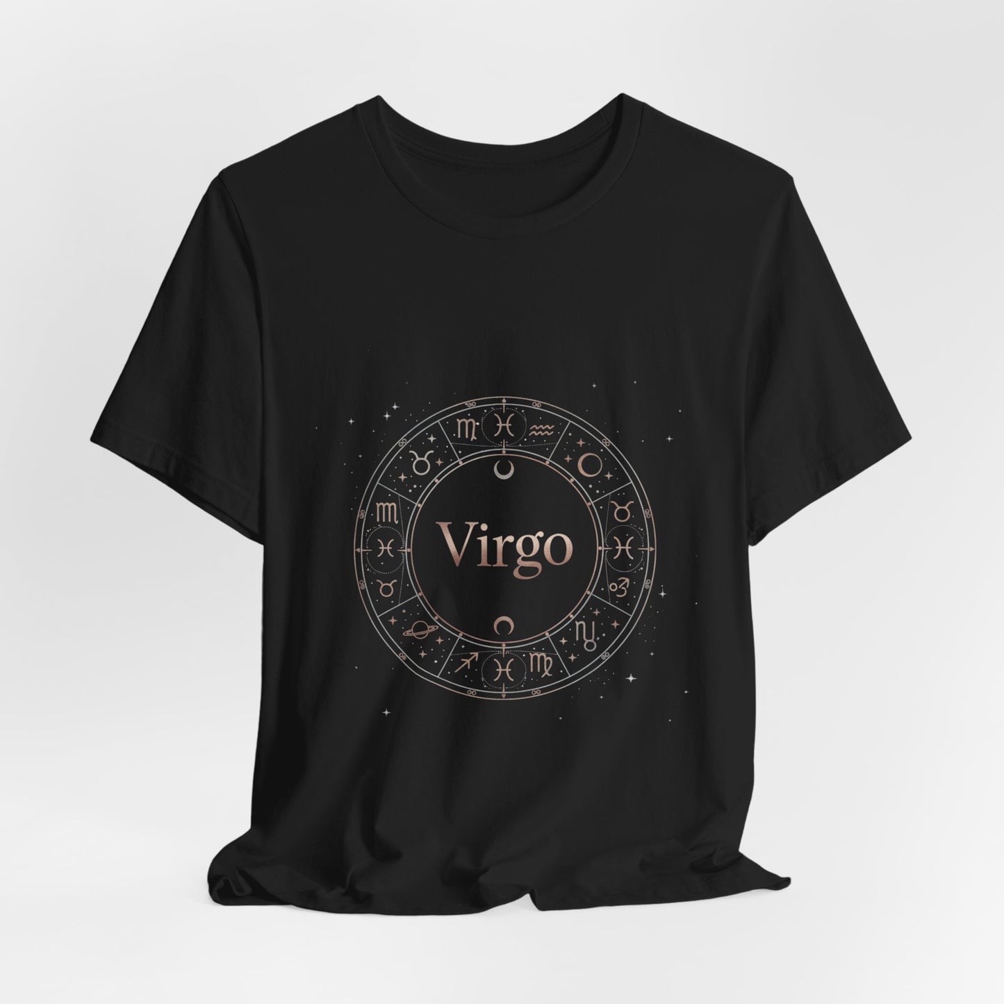 Virgo Zodiac Constellation Tee | Astrology T-shirt, Celestial Wheel