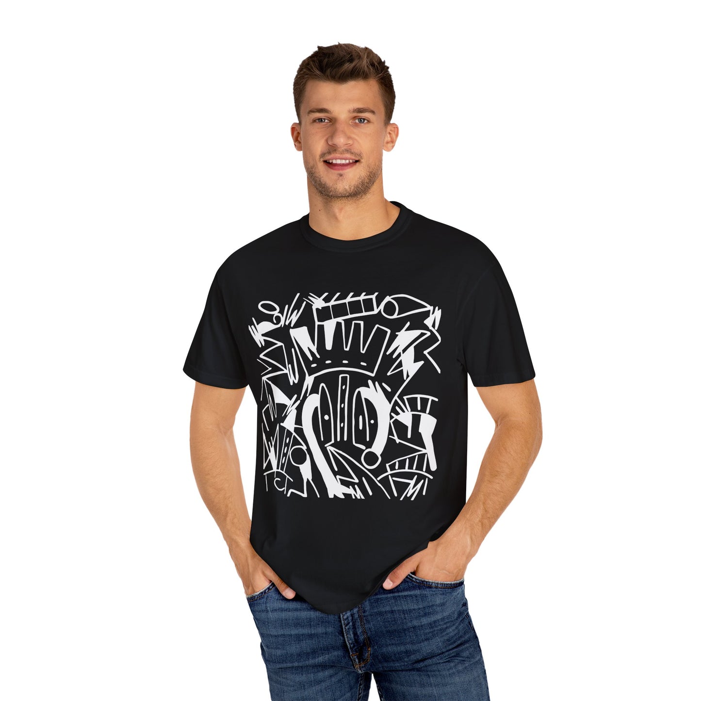 Artistic Unisex T-Shirt with Abstract Design | Casual Wear, Unique Gift, Graphic Tee, Trendy Apparel, Artistic Fashion