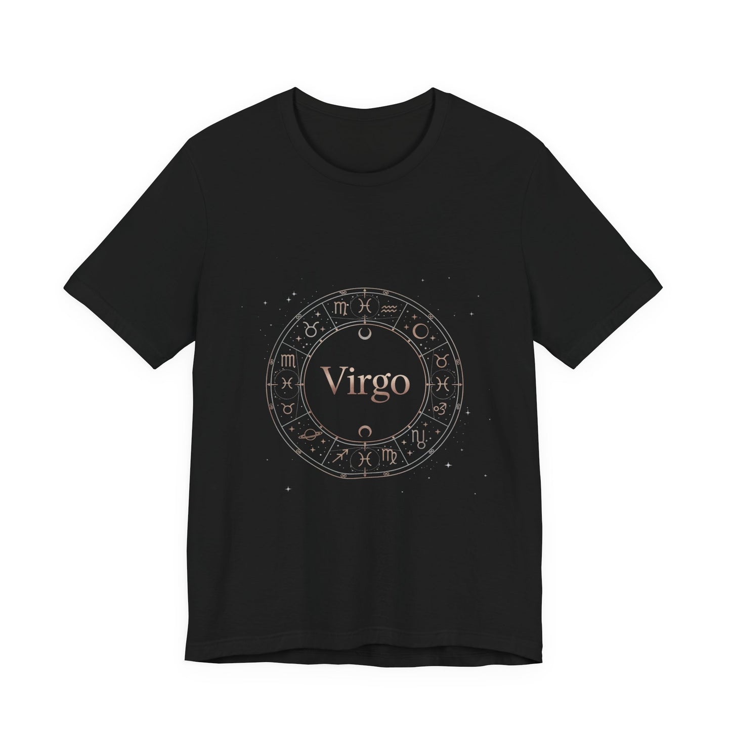 Virgo Zodiac Constellation Tee | Astrology T-shirt, Celestial Wheel