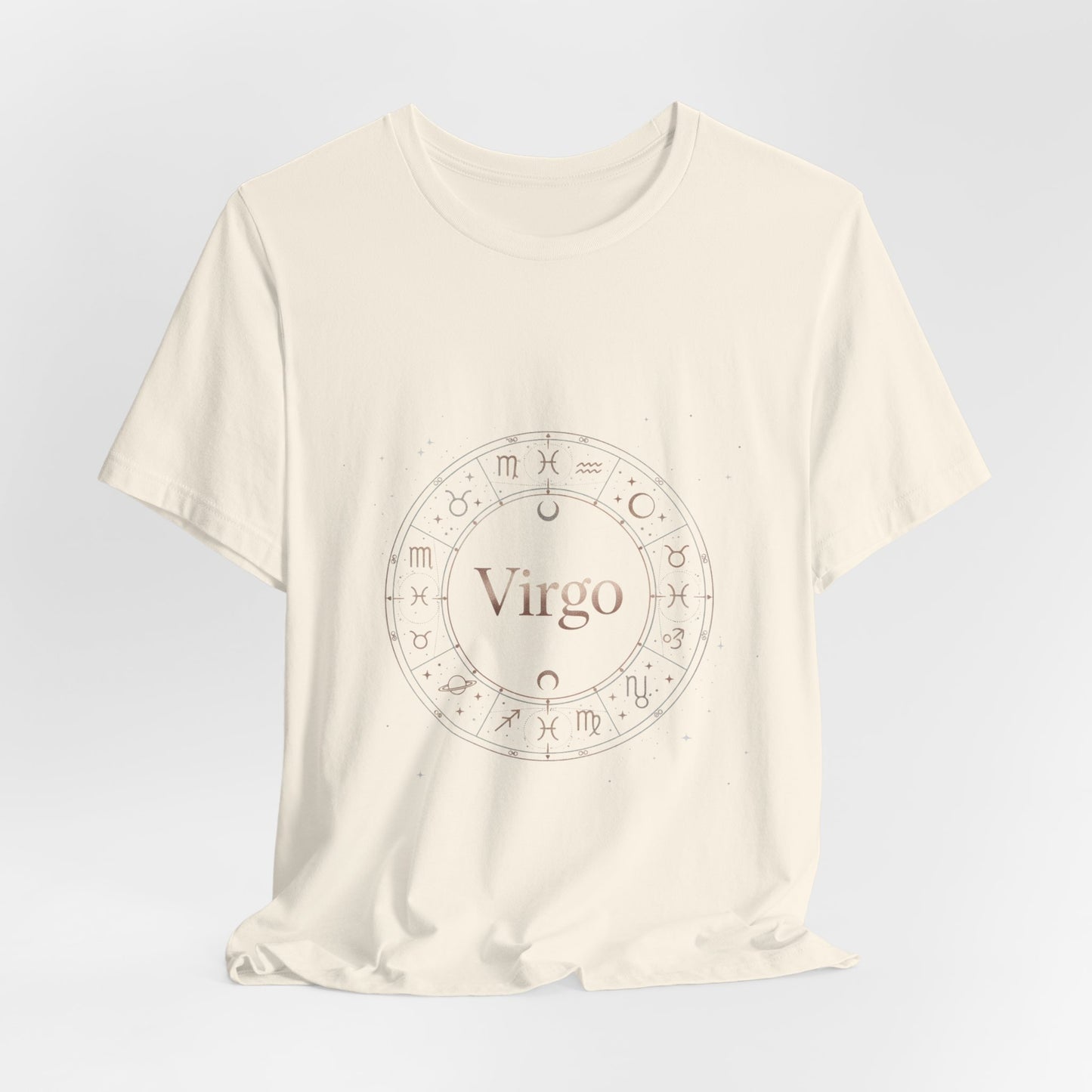 Virgo Zodiac Constellation Tee | Astrology T-shirt, Celestial Wheel