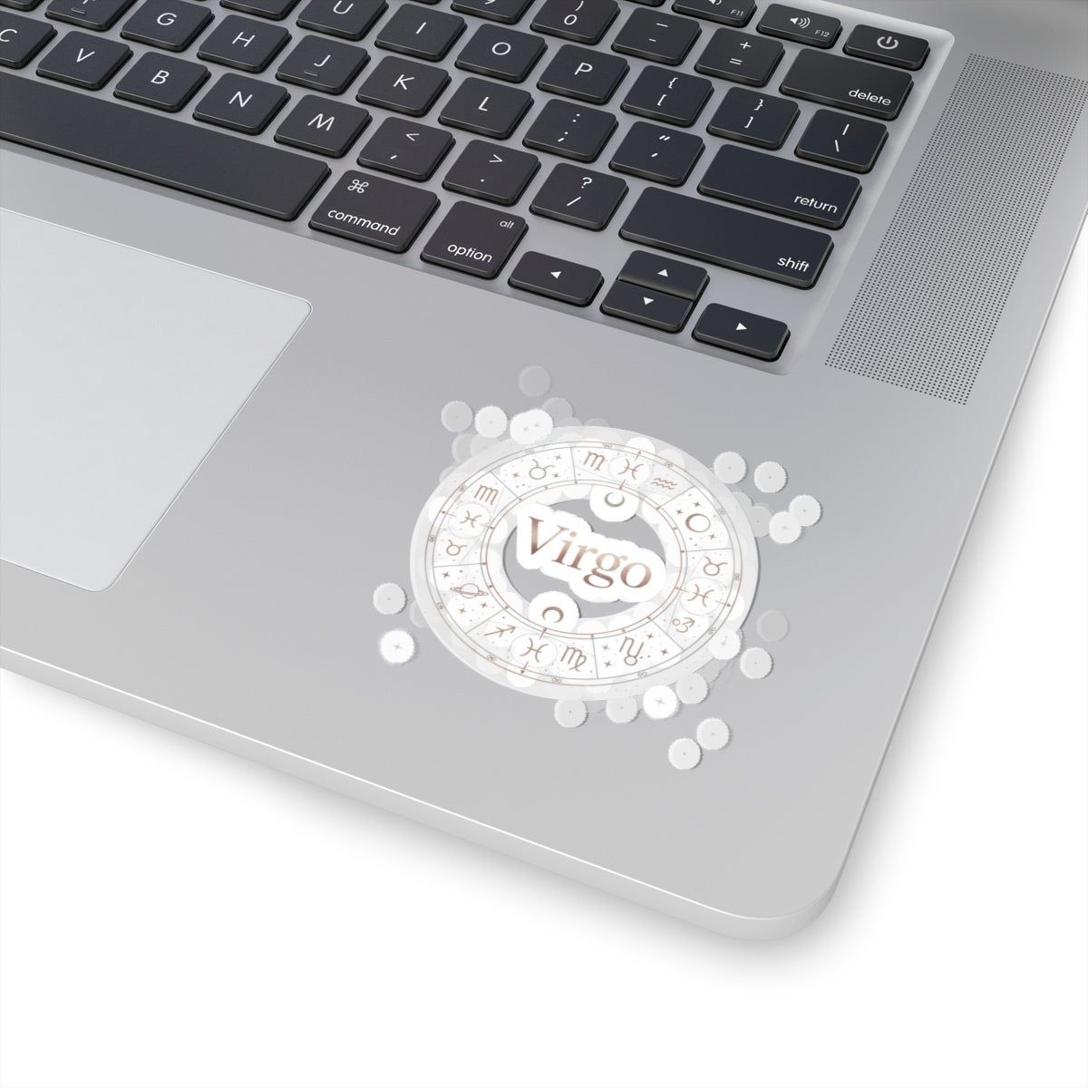 Virgo Zodiac Constellation Sticker | Astrological Cosmic, Metallic Accent