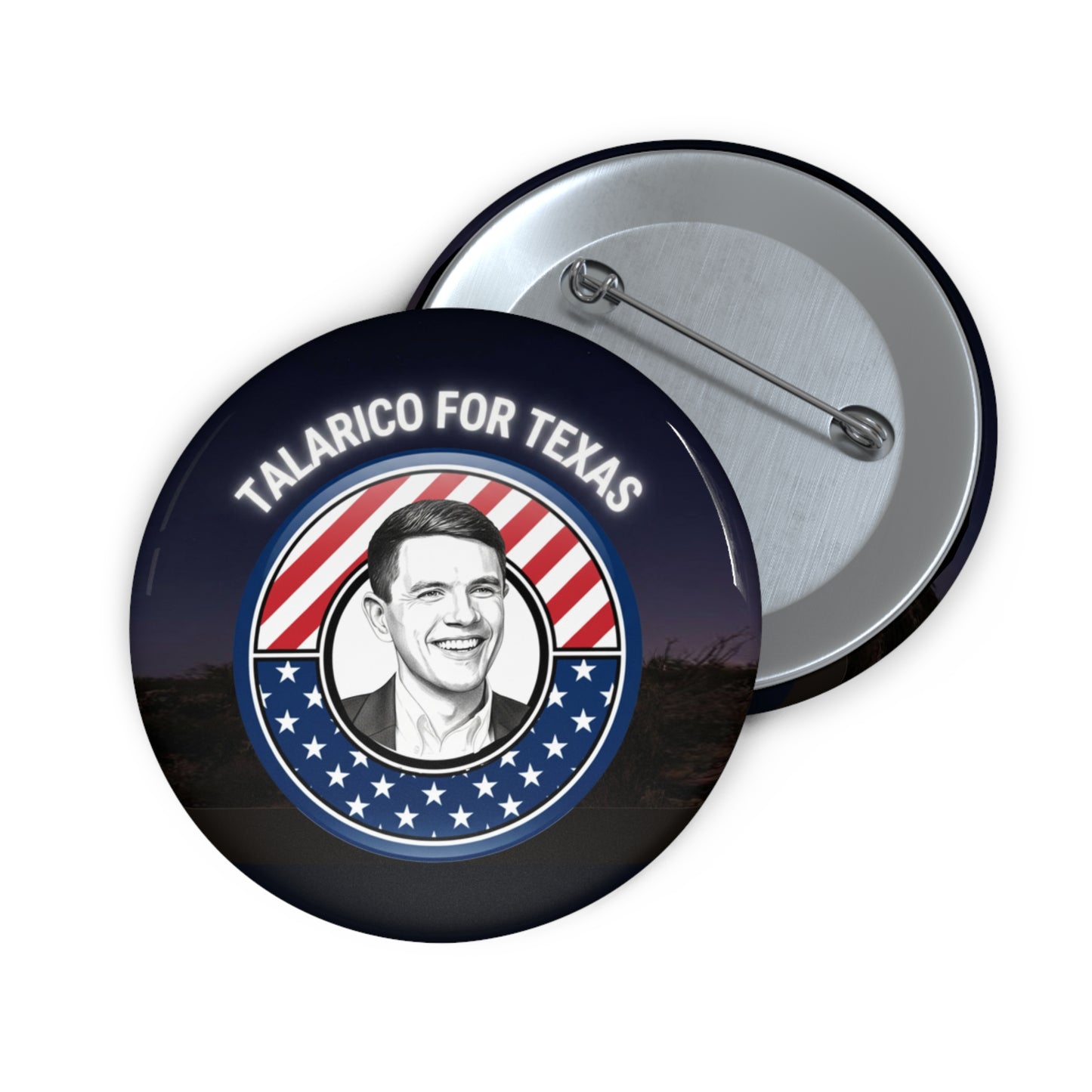 Talarico For Texas Button Pin | Political Campaign Pin