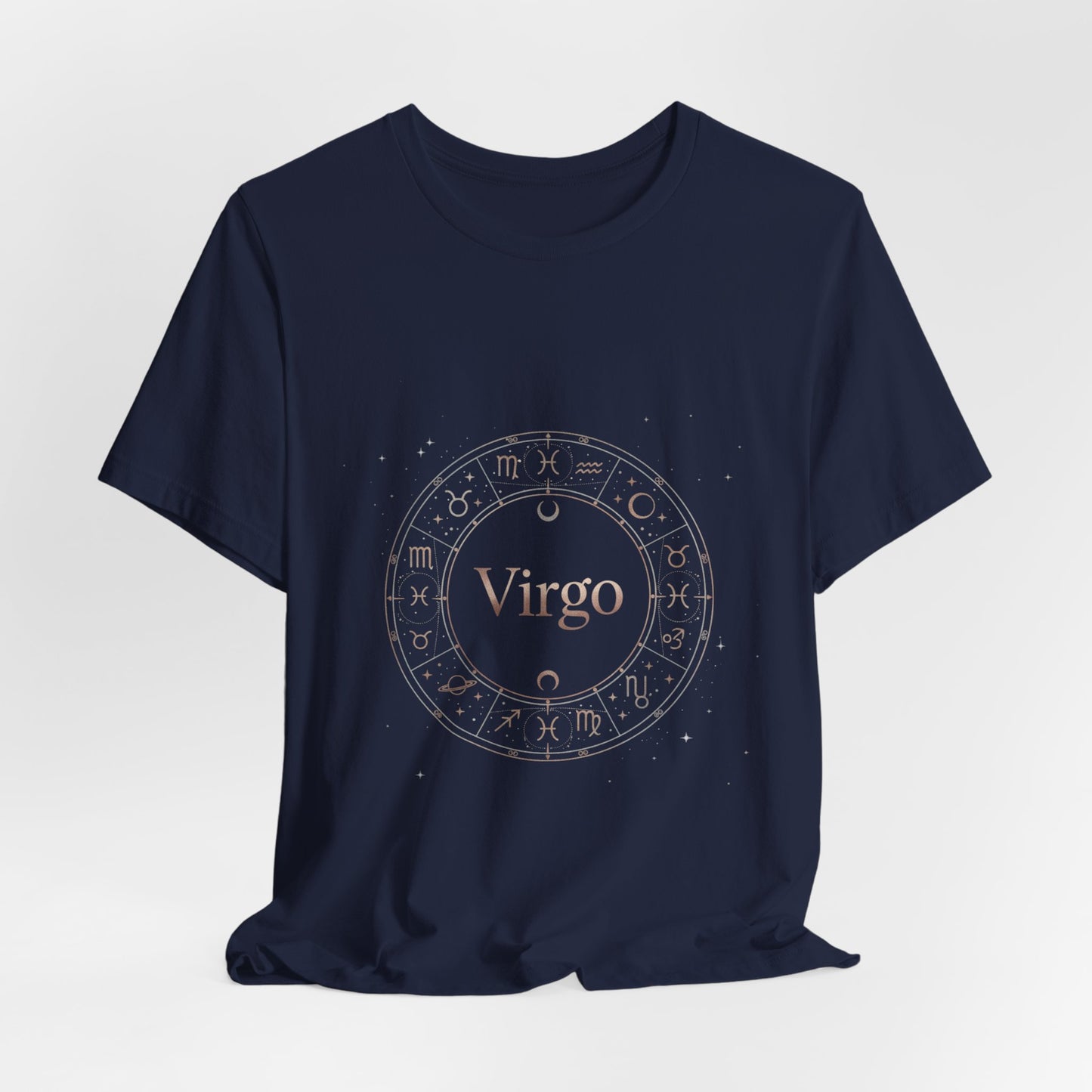Virgo Zodiac Constellation Tee | Astrology T-shirt, Celestial Wheel