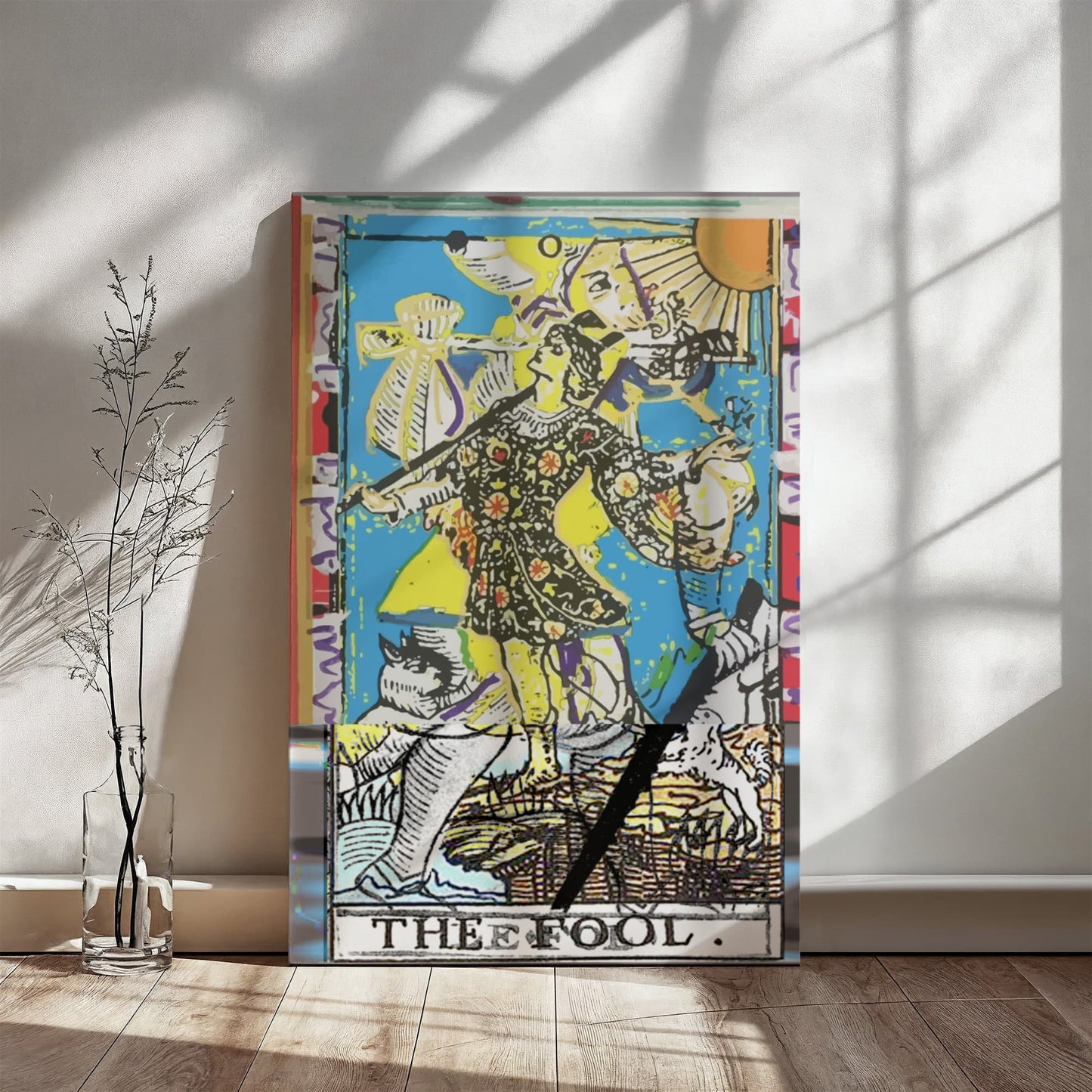 The Fool Tarot Card 12"x18"  - 1.5" Deep Gallery Wrap Wall Art Canvas Print